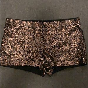 Express sequined shorts